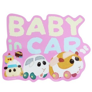 【ステッカー】PUI PUI モルカー ステッカー BABY in CAR 隊列移動