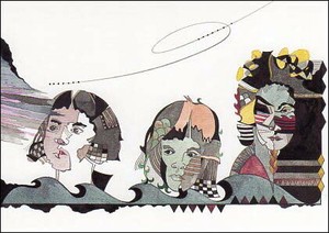 ポストカード イラスト FUKUDA TOKUKO「ガールズ」