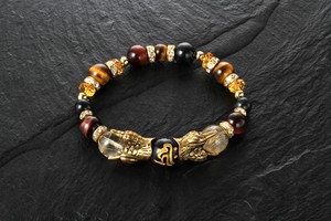Genuine Stone Bracelet Crystal Ox Tiger