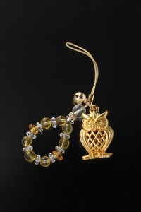 Good Luck Owl Crystal Strap Good Luck Owl Card Attached