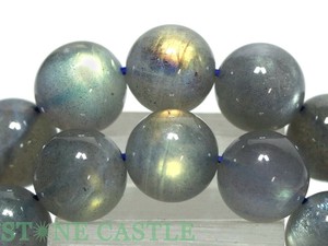 ☆高品質☆【ブレスレット】ピンクゴールドラブラドライト (約12〜12.5mm) 【天然石】