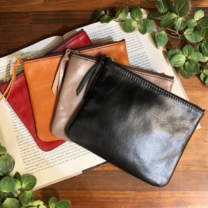 Pouch Cattle Leather Simple 6-colors