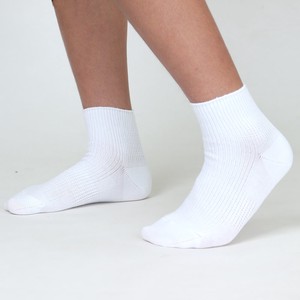 【3足組】靴下 丈夫 ショート丈 やぶれにくい 抗菌 防臭 綿混素材 oth-me-so-1848-white