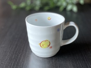 日本製　窯元直送　干支 子ども食器・マグカップ【酉（にわとり）】