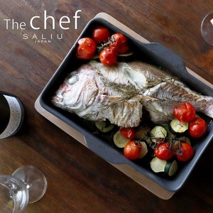 【SALIU】The chef -ザシェフ- ベイクディッシュL  蓋なし　直火・オーブン対応/耐熱陶器/日本製/LOLO/ロロ