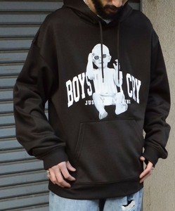 【再入荷】【新色追加】裏毛 長袖 BIG プルパーカー BABY