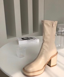 Pre-order Ankle Boots Square-toe Autumn/Winter