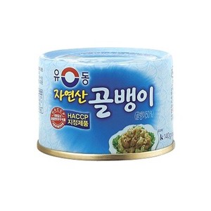 ユドン つぶ貝 缶詰 (天然) 140g 韓国人気缶詰