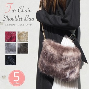 Outlet Fur Shoulder Bag Bag Charm Eco Fur Fake Fur
