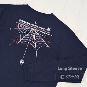 T-shirt Navy Long Sleeves T-Shirt Long T-shirt Printed Unisex