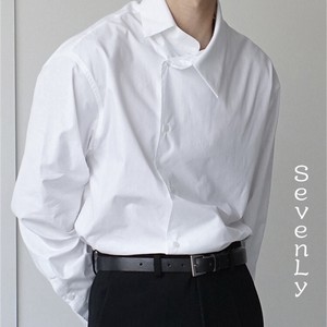 韓国ファッション シャツ カジュアル ゆったりする 長袖