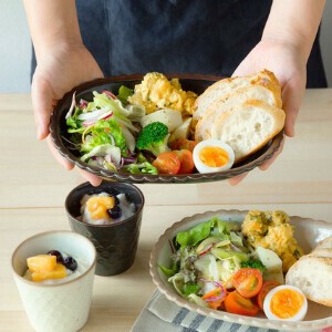 【美濃焼】　ビスケ ランチセットペア　日本製