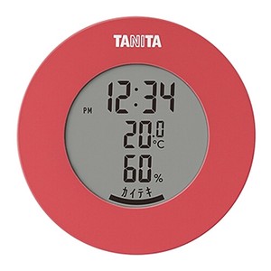 タニタ(TANITA) 〈温湿度計〉デジタル温湿度計 TT-585-PK(ピンク)