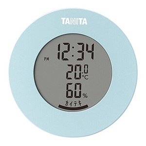 タニタ(TANITA) 〈温湿度計〉デジタル温湿度計 TT-585-BL(ライトブルー)