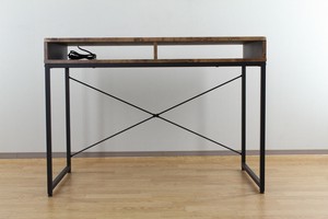 【直送可能】レトロなBOX付　テーブル＆デスク 100×55×72cm
