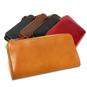 Lien Lian Tochigi Leather Ruby Fastener Long Wallet Made in Japan