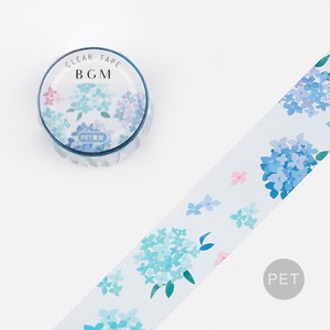 Washi Tape Flower Blue Tape Clear 20mm x 5m