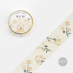 Clear Tape "Flower Yellow" Width : 20mm Length:5m