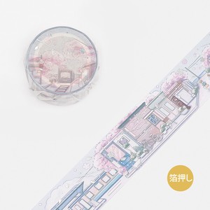 Washi Tape Little World "City by the sea" Width : 20mm Length:5m