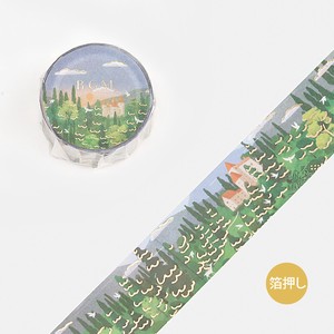 Washi Tape Little World "Forest landscape" Width : 20mm Length:5m