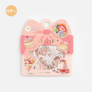 Sticker Foil Stamping Sweets 5 Pcs