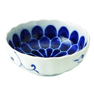 丸菊 菊形35鉢 [美濃焼 日本製 食器 陶磁器]