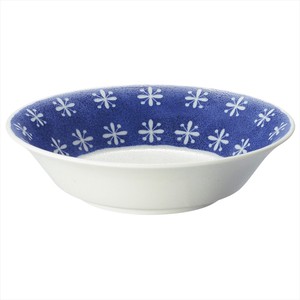 藍染小紋 クレール型 4.8鉢 [美濃焼 食器 日本製]