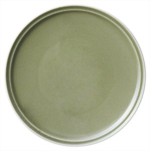 オリーブ リム型 7.0皿 [美濃焼 食器 日本製]