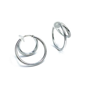 Clip-On Earring Silver Post