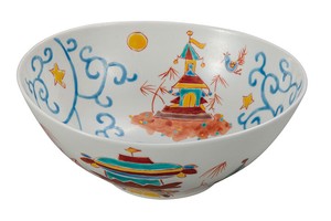 Kutani ware Main Dish Bowl 6.5-go