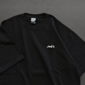 T-shirt Oversized black Embroidered