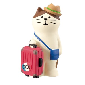 【マスコット】旅猫 スーツケース猫
