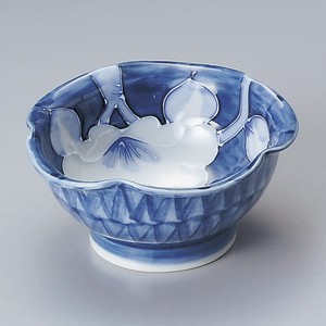 ≪メーカー取寄≫白盛山茶花花型4.5小鉢