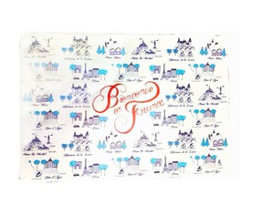 フランス直輸入　ランチョンマット/テーブルマット　”Bienvenue en France”