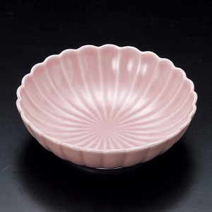 ≪メーカー取寄≫ピンク菊型平鉢