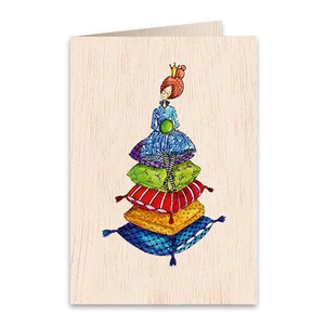 Little Natural Wood 100 Greeting Card Princes