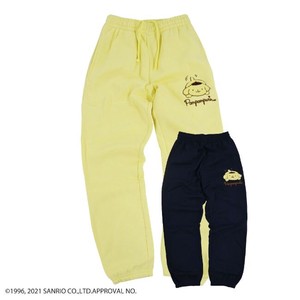Full-Length Pant Brushed Lining Sanrio Characters Embroidered Pomupomupurin