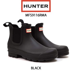 HUNTER(ハンター)メンズ レインブーツ 長靴 オリジナルチェルシー MFS9116RMA