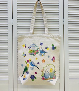 Canvas Tote Bag Small Birds Series