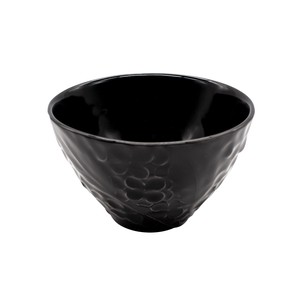 Mino ware Donburi Bowl black M 11cm Made in Japan