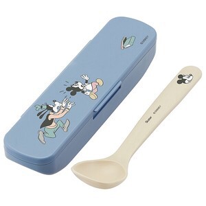 【スケーター】抗菌スープスプーン＆ケース 【ミッキーマウス/スモーキーカラー】　日本製