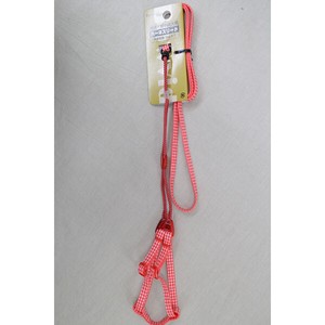 Dog/Cat Leash Red Gingham