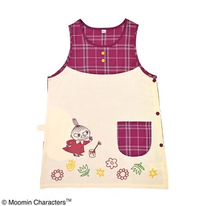 The Moomins Apron Checkered Bordeaux 4