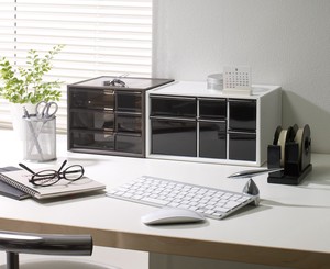 Pen Stand/Desktop Organizer White black L