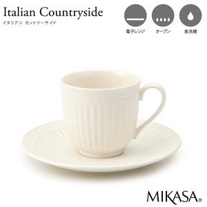 MIKASA ミカサ イタリアンカントリーサイド カップ＆ソーサー おしゃれ 食器 陶器 お皿 オーブン対応