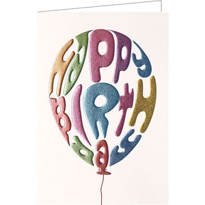 Greeting Card Happy Birthday Balloon