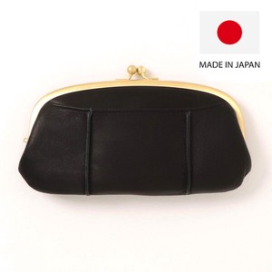 Long Wallet Gamaguchi Slim SARAI Large Capacity Genuine Leather Ladies' Made in Japan