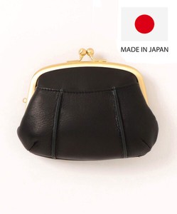 Coin Purse Gamaguchi Coin Purse SARAI Genuine Leather Ladies' Made in Japan