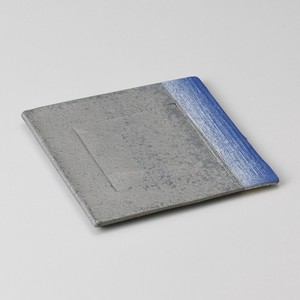 Shigaraki ware Small Plate Blue