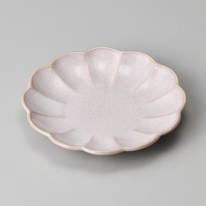 ≪メーカー取寄≫ピンクうのふ菊型取皿（小）